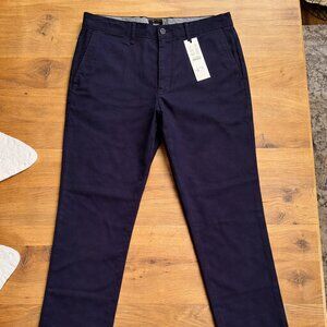 J.Crew Navy Slim Fit Dress Pants Size 33x32 NWT